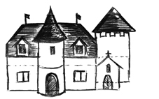 Burgen Skizze 5