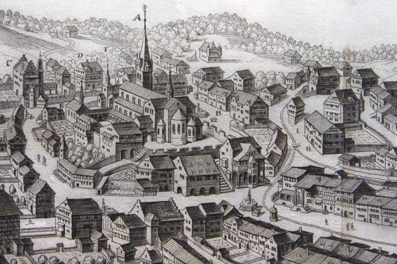 Beromünster Merian Stich 1642